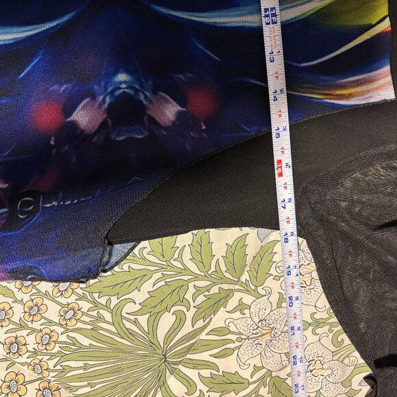 Parisline Layered Colorful Long Sleeve Dress S NWOT - Picture 9 of 11